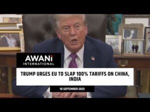 Trump’s pressure on Europe to slap 100% tariffs on India and China raises eyebrows